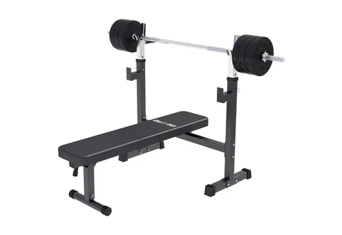 GORILLA SPORTS Hantelbank - Klappbar mit Gewichten (40/70/100kg Set) - Hantelbänke für effektives Krafttraining zu Hause. Die klappbare GORILLA SPORTS Hantelbank bietet Stabilität und Flexibilität für ein umfassendes Workout.