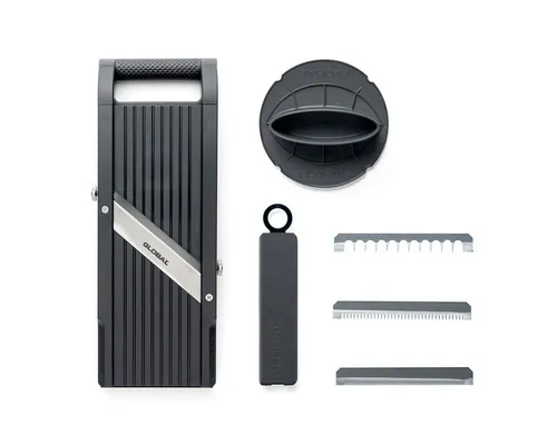 GLOBAL Gemüsehobel Mandoline / Gemüsehobel 95 mm GSL-95 black
