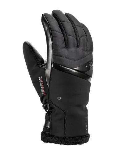 Leki Snowfox 3D Women - warmer Ski-Handschuh für Damen - Ski Bekleidung mit PrimaLoft® Füllung für extra Wärme, winddicht und wasserdicht dank Soft-Tex® Membran, ideal für kalte Tage auf der Piste.