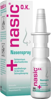 nasic O.K. 10 ml Nasenspray - Arzneimittel für freie Atemwege, rezeptfrei erhältlich und ideal bei verstopfter Nase.