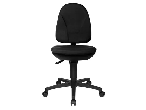 TOPSTAR Point 30 Bürosessel Drehstuhl Schwarz - Hochwertiger Drehstuhl für komfortables Sitzen im Büro. Höhenverstellbar und mit gepolstertem Sitz für besten Sitzkomfort. Ideal für lange Arbeitstage.