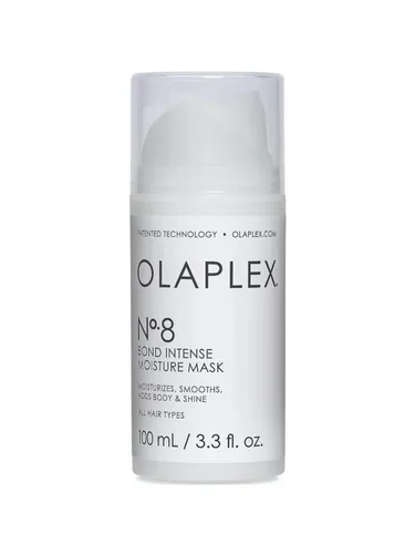 Olaplex No. 8 Bond Intense Moisture Mask 100 ml - Haare: Intensive Feuchtigkeitsmaske für geschädigtes Haar, repariert und revitalisiert für gesunden Glanz.