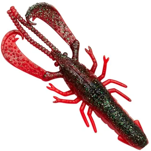 Savage Gear Reaction Crayfish - 5 Gummikrebse, Größe/Gewicht/Farbe:9.1cm / 7.5g / Red N Black