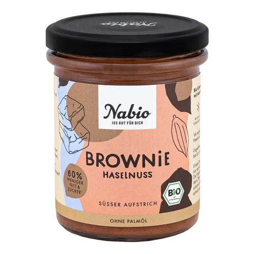 Süßer Aufstrich - Brownie Haselnuss 175g | NABIO