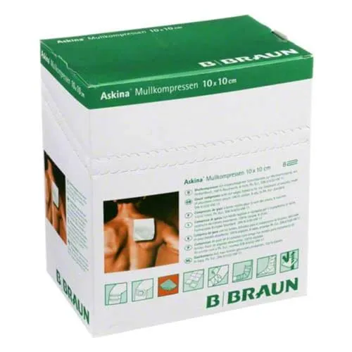 ASKINA Mullkompressen 10x10 25X2 St