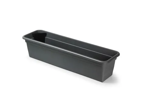 Floralo e. K. Blumenkasten Kunststoff-Balkonkasten mit Bewässerungseinsatz in anthrazit