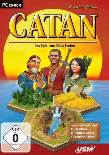 Catan Creators Edition - Exklusive Sammleredition des beliebten Strategiespiels, ideal für Brettspiel-Liebhaber und kreative Köpfe.