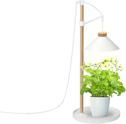 Smartwares LED 9W Gewächslampe für Kräuter & Blume 4000K Pflanzenleuchte Weiß