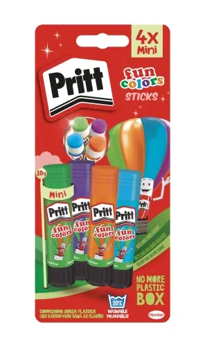 Pritt 1100085 Fun Colors Klebestifte 4 x 10 g