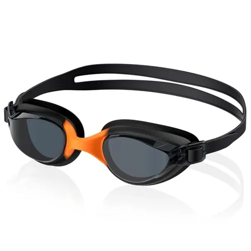 Ambienden Schwimmbrille Damen/Herren Anti-Beschlag Verstellbar Weitwinkel | Anti-Beschlag klare Sicht, Wasserdichte Silikondichtung, UV-Schutz, Weitwinkelblick, Verstellbarer Komfort Fit