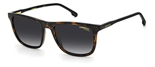 Carrera Herren-Sonnenbrille CARRERA 261/S, Schwarz/Dunkelblau - Hochwertige Carrera Herren-Sonnenbrille mit UV-Schutz 400, ideal für Sonne, Strand und Berge. Inkl. Etui und Putztuch, Größe 53.
