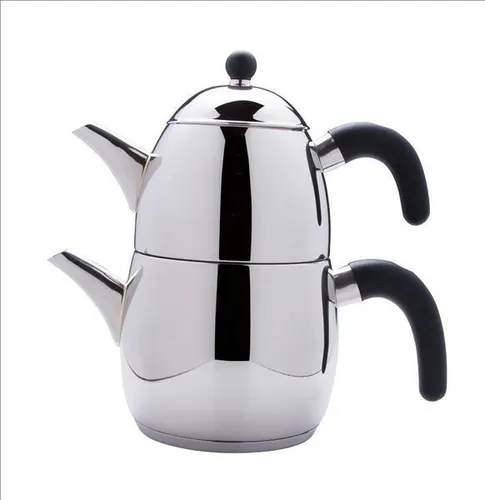 Schillerbach Lara Teekanne Koch set klein Turkisch Tee Edelstahl 18/10