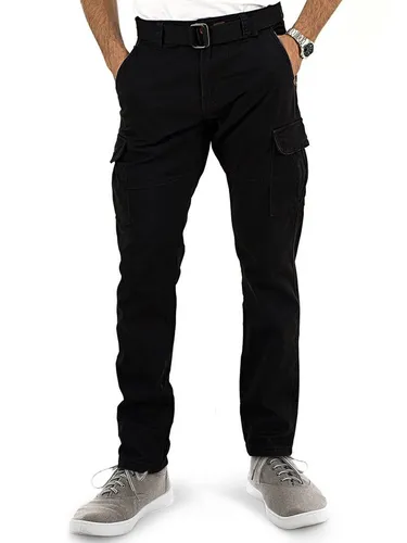 Indicode Cargohose William grau L - Wanderhose aus 98% Baumwolle, pflegeleicht und elastisch, ideal für Outdoor-Aktivitäten und Freizeit