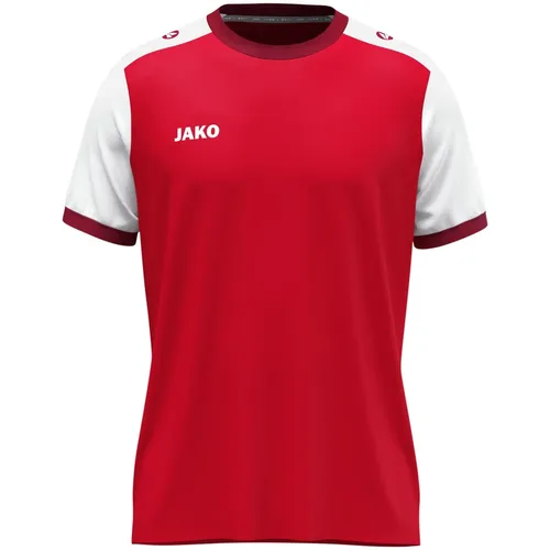JAKO Sport-Tshirt Dynamic Trikot (Polyester-Micro-Mesh) rot/weiss Kinder