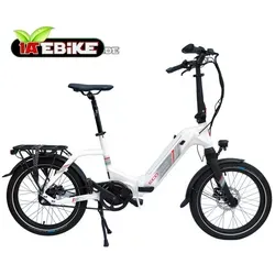Zoll ECOFOLD BFM210 E-bike 3-Gang Automatik Carbon-Riemen BaFang Mittelmotor 250W 562 Wh Faltrad Klapprad weiss - Weiß 20