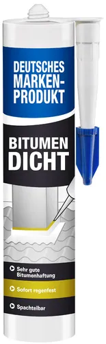 Bitumenkleber 300ml - Dach-Bitumendichtmasse - Dachrinnenzubehör zur effektiven Abdichtung, ideal für alle Dachrinnenprofile und besonders langlebig dank hochwertiger Bitumenformel.