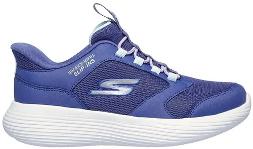 Skechers Go Run 400 V2 Sneaker, Navy, 32 EU - Sneaker mit luftgekühlter Memory-Schaum-Innensohle für optimalen Komfort, ideal für aktive Kinder und den täglichen Gebrauch.