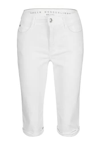 MAC Caprijeans Dream-Sum - Bequemer Sitz mit krempelbarem Saum 32 - Jeans mit elastischem Denim, ideal für einen bequemen Sitz. Krempelbarer Saum und figurbetonte Passform sorgen für einen lässigen Look.