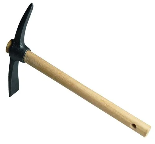 Spitzhacke Kreuzhacke Hacke komplett 45cm Spitzblatt Breitblatt 45cm