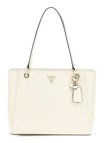 Guess Schultertasche Noel Tote – Stilvolle Eleganz - Die GUESS Schultertasche Noel Tote vereint zeitloses Design mit praktischen Fächern. Mit geräumigem Hauptfach und sicherem Zippverschluss ist sie der perfekte Begleiter für jeden Anlass.