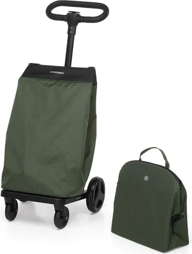 Foppapedretti GO GO Schwarz, Grün Trolley-Tasche