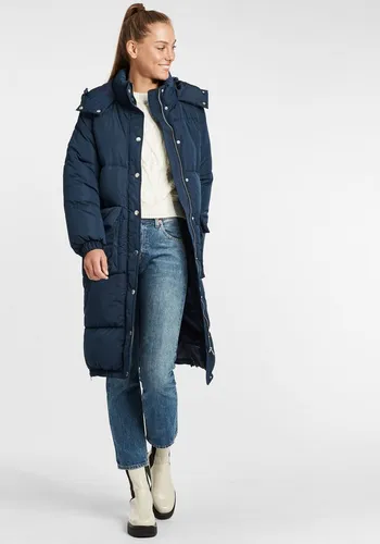 OXMO OXAlba Damen Wintermantel Parka Steppmantel mit Kapuze - Funktionsjacke, knielanger Parka mit weicher Polyesterfüllung für Wärme und Komfort, ideal für sportliche und elegante Outfits im Winter.