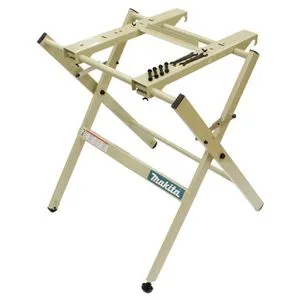 Makita Untergestell 198688-9 - Akkuschrauber Zubehör, ideal für Kapp- und Gehrungssägen, zusammenklappbar für einfachen Transport und Lagerung, Tischhöhe von 70 bis 83,5 cm einstellbar.