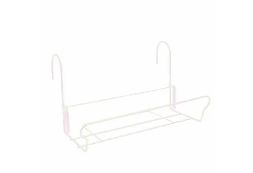 Jardifer Blumenkastenhalter Universal-Blumenkastenhalter weiß 41,5 x 17 cm