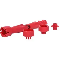 KS Tools 4-teiliger WC-Sitz Montageschlüssel-Satz 123.0035