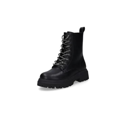 Dockers by Gerli Kinder Klassische Stiefeletten, Jungen,Mädchen Stiefeletten,Wechselfußbett,warm gefüttert,flach,Boots,schwarz,31 EU