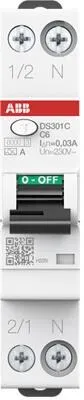 ABB DS301CA-C20/0,03 FI/LS-Schalter 6kA, Typ A von ABB