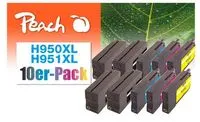 Peach Patrone HP NR.950/951XL Multi-10-Pack - Druckerpatronen & Tinte, umfangreicher 10er-Pack für hohe Druckvolumen und gestochen scharfe Ausdrucke.
