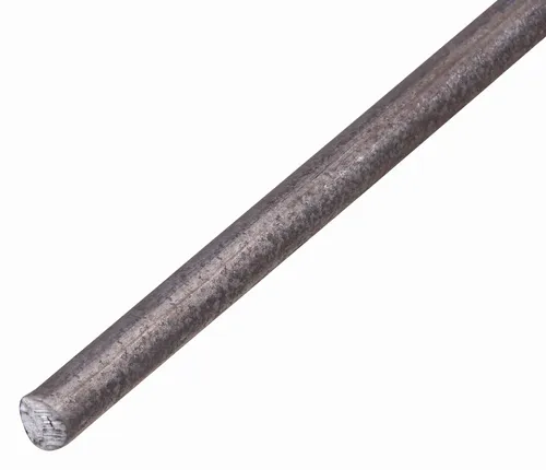 Alberts 8 x Rundstange | Stahl | 1000 x 6 mm - Metall- & Legierung-Platten, robust und stabil für vielseitige Anwendungen im Heim- und Handwerk, ideal für geschweißte Konstruktionen.