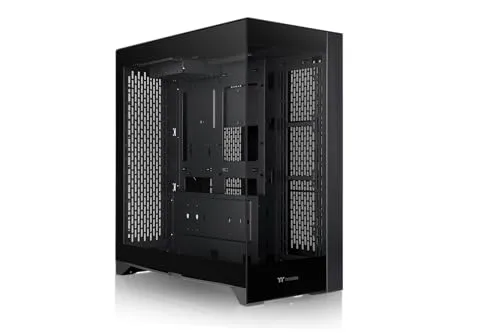 Thermaltake CTE E600 MX ARGB Mid Tower Chassis Black - E-ATX Gehäuse mit 4mm Tempered Glass, flexibler GPU-Installation und optimaler Kühlung für Gaming-Enthusiasten