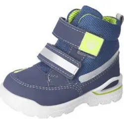 RICOSTA Flori Kinder Winterschuhe blau 23 - Stiefel mit wasserdichter SympaTex-Membran, warm gefüttert und ideal für kalte, nasse Tage. Klettverschlüsse ermöglichen einfaches Anziehen und bieten sicheren Halt.