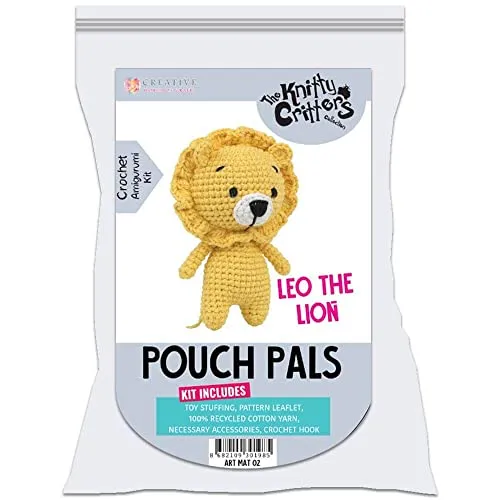 The Knitter Critters – Pouch Pals – Leo der Löwe
