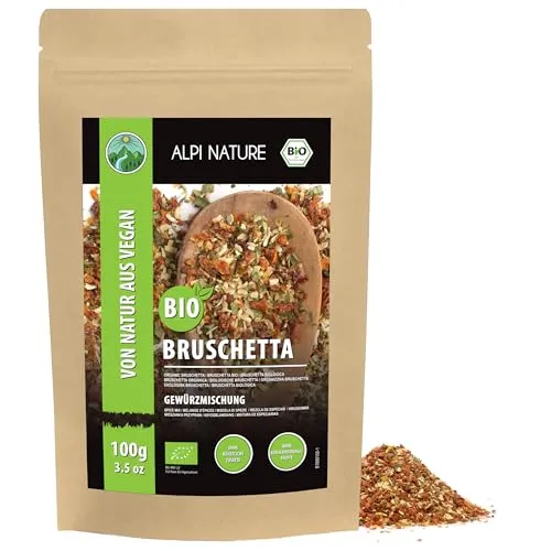 Alpi Nature Bruschetta Gewürzmischung BIO 100g, Bruschetta Gewürz bio