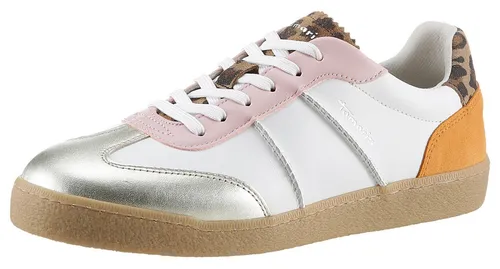 Tamaris Sneaker, Schnürschuh, Halbschuh, Freizeitschuh, auffällige Kontrastbesätze