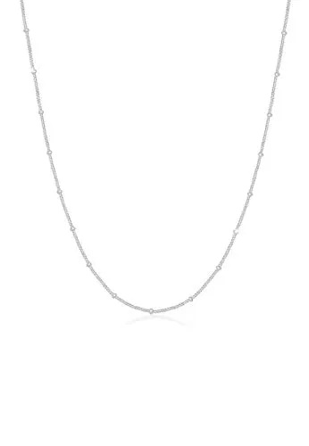 Elli Halskette Damen Kugel Basic Klassisch in 925 Sterling Silber - Ketten für Damen, zeitloses Design aus hochwertigem 925 Sterling Silber, handgefertigt und anlaufgeschützt – das perfekte Geschenk für jeden Anlass.