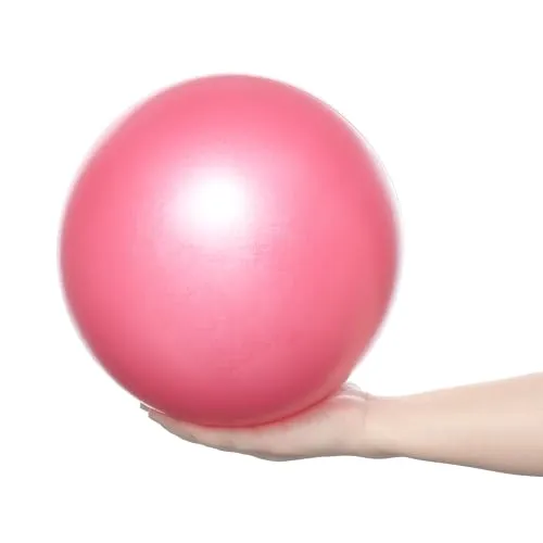 SWINILAYA Soft Pilates Ball - Leichter Anti-Rutsch Gymnastikball für Yoga, Pilates & Therapie | Kleiner Fitnessball für Core-Training, postnatale Rückbildung & Rehabilitation
