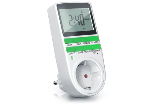 BEARWARE Zeitschaltuhr, digital, 1-St., programmierbar, LCD Display, Steckdosen Timer, max. 3680W