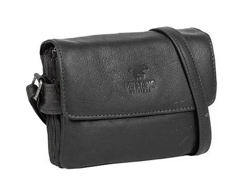 MUSTANG Umhängetasche Catania - Stylische Umhängetasche aus 100% Leder mit 5 Hauptfächern und praktischem Zipperverschluss. Ideal für jeden Anlass und bietet einen eleganten Look.