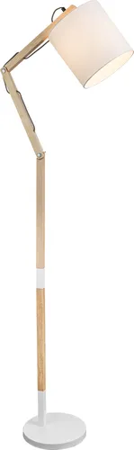 Globo 21510S Stehleuchte Holz Strahler