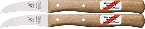 2x Schälmesser, Gemüsemesser, kleines Küchenmesser, 6 cm Windmühlenmesser Vogelschnabel