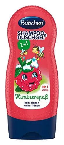 Bübchen Kids Shampoo und Shower Himbärspaß, 230 ml