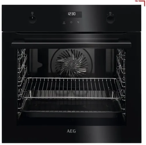 Einbaubackofen AEG BPE435060B Pyrolyse 71 L schwarz Backofen Selbstreinigung
