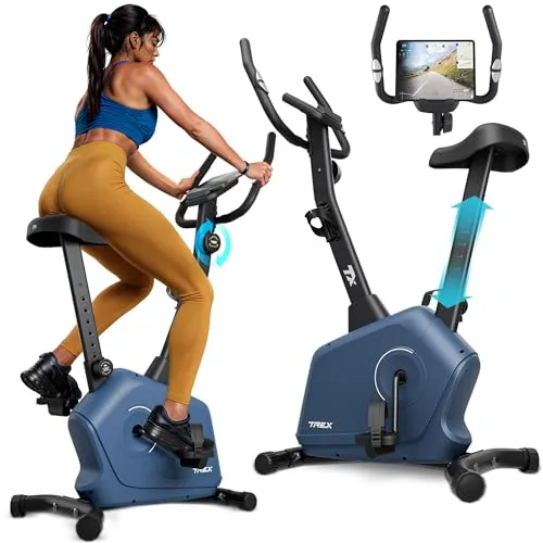 TREX SPORT Heimtrainer Fahrrad TX-380MB RIGON | Leises Magnetisches Fitnessbike für Zuhause