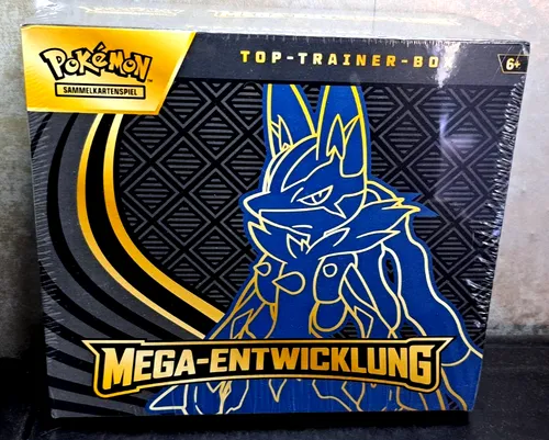 Pokémon Mega Entwicklung Mega Lucario Top Trainer Box deutsch