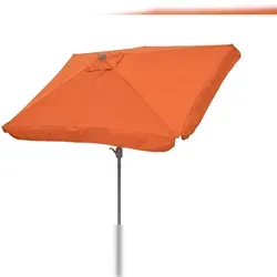 Merxx Terracotta Sonnenschirm 160 x 230 cm - Sonnenschirm für Garten und Terrasse, abknickbar mit UV-Schutz 50+, ideal für sonnige Tage und optimaler Schatten.