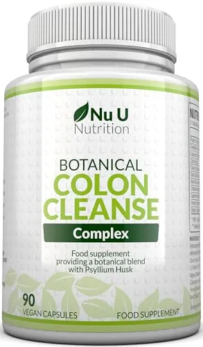Colon Cleanse - Entgiftung des Dickdarms - nur natürliche Inhaltsstoffe - Reduziert schädliche Giftstoffe Verbesserung der Verdauung & erhöht die Energie